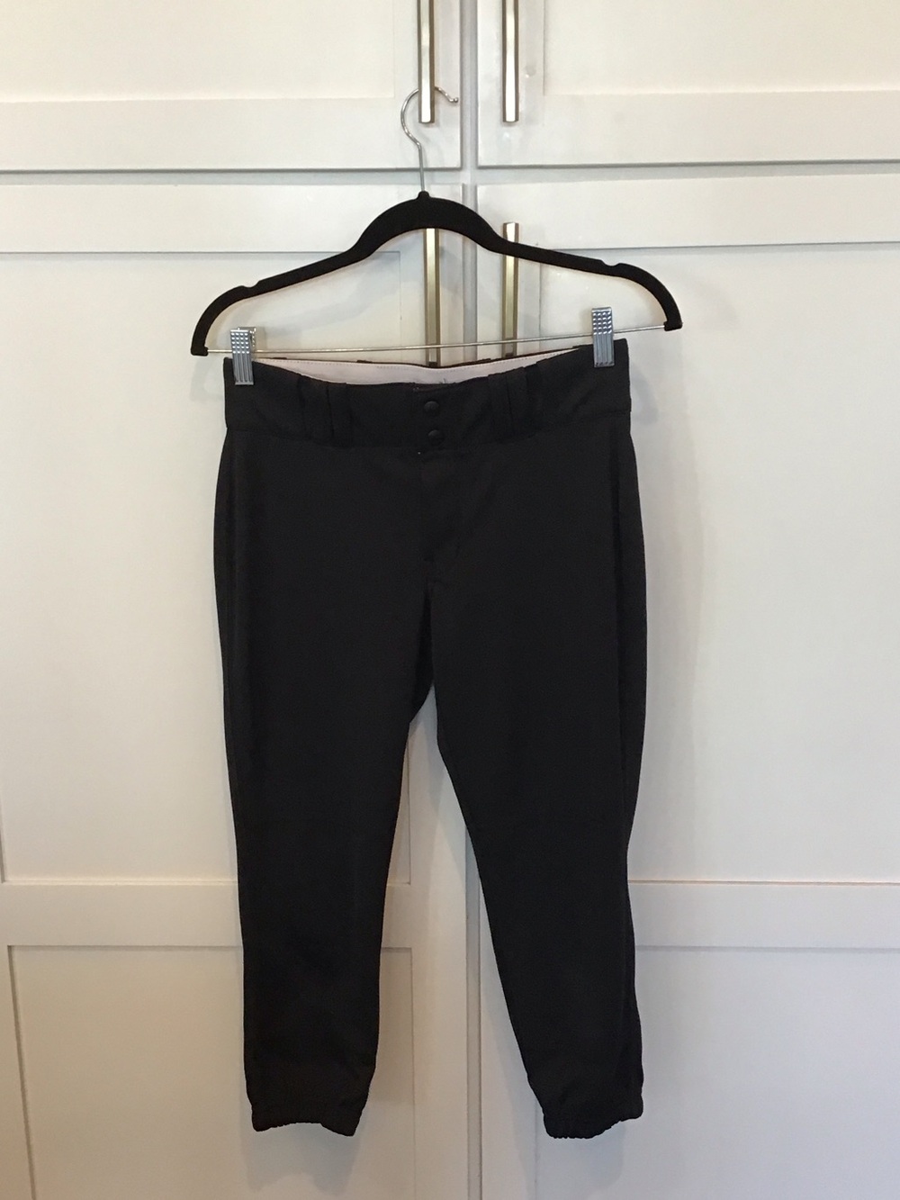 Classic Black Women's Cropped Pants